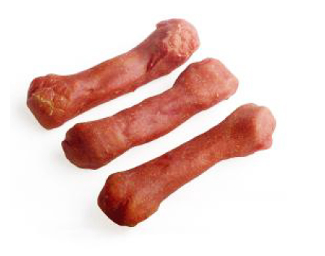 BD-08A BEEF COVERED RAWHIDE BONE