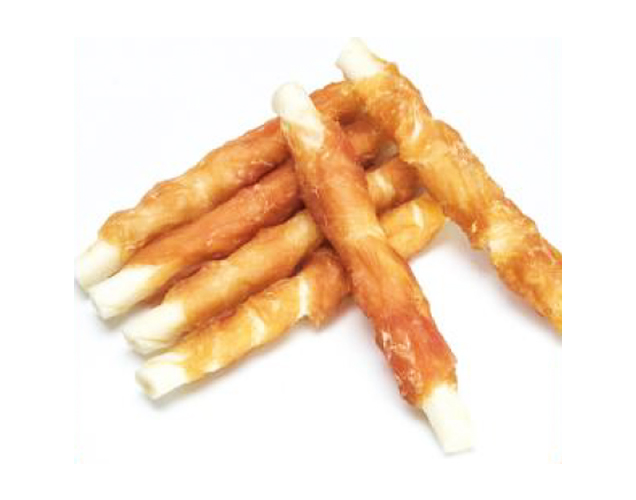 CD-06A CHICKEN JERKY WITH RAWHIDE TWIESTED