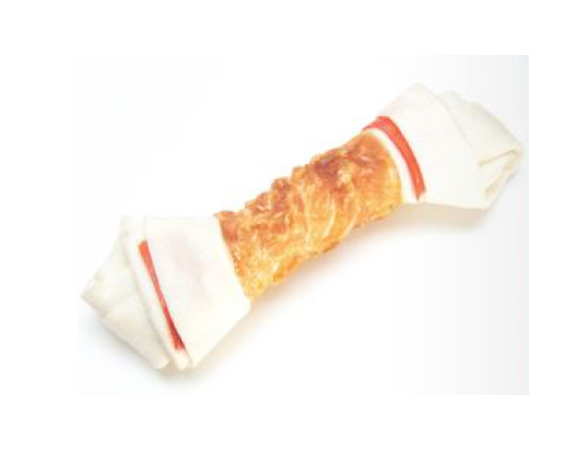 CD-48A RAWHIDE BONE BY CHICKEN (4.5INCH)